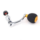 DEUKIO All-Metal EVA Rocker Fishing Reel Rocker Aluminum Alloy Knob For Fish Reel Tackle Accessory, Specification: Large (Golden)