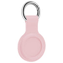2 PCS Shockproof Anti-scratch Silicone Protective Case with Hook for Airtag(Pink)