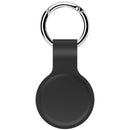 2 PCS Shockproof Anti-scratch Silicone Protective Case with Hook for AirTag(Dark Gray)
