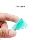 2 PCS Drop Shape Shockproof Anti-scratch Silicone Protective Case with Carabiner for AirTag(Mint Green)