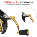 DEUKIO Metal Spinning Wheel Shallow Line Cup Design CNC Rocker Fishing Reel Sea Rod Reel Fishing Reel, Specification: DW3000