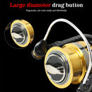DEUKIO Metal Spinning Wheel Shallow Line Cup Design CNC Rocker Fishing Reel Sea Rod Reel Fishing Reel, Specification: DW3000