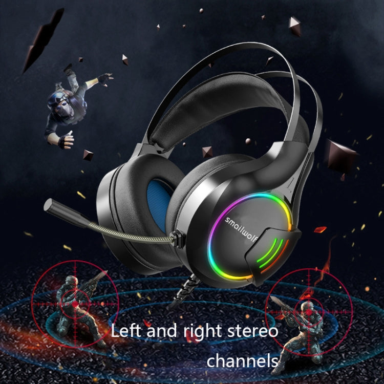 Smailwolf A1 Computer Gaming Headset With Microphone(Black)