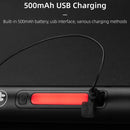 CYCLINGBOX BG-1144 Mountain Bike Aluminum Alloy Brake Induction Seat Tail Lamp Double Track Tube, Diameter: 30.4mm