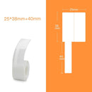 QR-285A Printer Thermal Sticker Paper Cable Label Paper 100 Sheet F Type 25 x 38 + 40 (White)