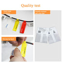 QR-285A Printer Thermal Sticker Paper Cable Label Paper 100 Sheet T Type 38 x 25 + 35 (Red)