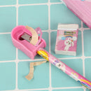 2 Sets 8899Primary School Student Activity Prize Cartoon Stationery Gift Children Stationery Set(Yellow Cat)