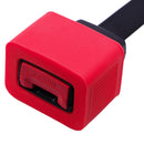 2 PCS Safety Belt Holder Silicone Buckle Protective Cover(Red)