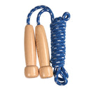 Wooden Children Skipping Rope Kindergarten Pupils Beginners Adjustable Skipping Rope, Length: 2.7m(Dark Blue)