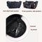 HaoShuai 5130 Multi-Function Outdoor Waist Bag Sports Men Shoulder Slope Bag Waterproof Chest Bag(Navy Blue)