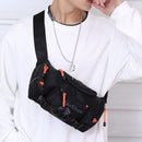 HaoShuai 5130 Multi-Function Outdoor Waist Bag Sports Men Shoulder Slope Bag Waterproof Chest Bag(Black)
