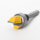 1/4x3/4x11.9mm Copy Type Clear Bottom Woodworking Milling Cutter Trimming Machine Slotting Cutter