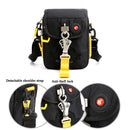 HaoShuai 345 Crossbody Small Bag Casual Men Shoulder Bag Outdoor Sports Waist Bag(Black)