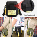 HaoShuai 345 Crossbody Small Bag Casual Men Shoulder Bag Outdoor Sports Waist Bag(Army Green)