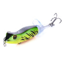 HENGJIA PE021 9.5cm/11g Frog Water Tartr Wood Bait Road Sub-Propeller Fish Bait(1)