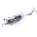 HENGJIA PE021 9.5cm/11g Frog Water Tartr Wood Bait Road Sub-Propeller Fish Bait(3)