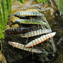 HENGJIA Multi-Segment Fish Bait Fake Fish Bait Luya Loach Bait(7 10cm 10g)