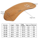 2 Pairs Cow Leather Arch Half Insole Flat Arch Support O-Leg Corrective Insole,Size: 39/40