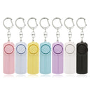 AF-9400 130dB Personal Alarm Pull Ring Women Self-Defense Keychain Alarm (Purple)