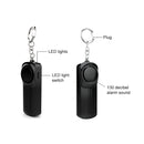 AF-9400 130dB Personal Alarm Pull Ring Women Self-Defense Keychain Alarm (Baby Blue)