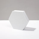 8 PCS Geometric Cube Photo Props Decorative Ornaments Photography Platform, Colour: Small White Hexagon