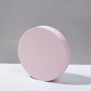 8 PCS Geometric Cube Photo Props Decorative Ornaments Photography Platform, Colour: Large Light Pink Cylindrical