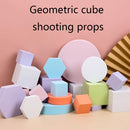 8 PCS Geometric Cube Photo Props Decorative Ornaments Photography Platform, Colour: Small Orange Rectangular
