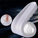 6 Pairs 085 Sports Insoles Men And Women Breathable Sweat-Absorbent Deodorant Silicone Thickened Shock-Absorbing Insole, Size: 43(White Bottom White Surface)
