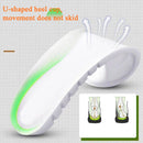 6 Pairs 085 Sports Insoles Men And Women Breathable Sweat-Absorbent Deodorant Silicone Thickened Shock-Absorbing Insole, Size: 43(White Bottom White Surface)