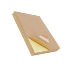 GYNP8081 100 PCS Laser Inkjet Mark Sticker A4 Kraft Paper Self-Adhesive Printing Paper, Colour: Light