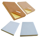 GYNP8081 100 PCS Laser Inkjet Mark Sticker A4 Kraft Paper Self-Adhesive Printing Paper, Colour: Light