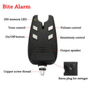European Style Fishing Alarm Wireless Electronic Remote Control Alarm Set Sea Rod Throwing Rod Bracket Type