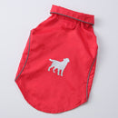 Double-Layer Thin Pet Jacket Small Dog And Cat Reflective Raincoat, Size: S(Red)