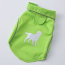 Double-Layer Thin Pet Jacket Small Dog And Cat Reflective Raincoat, Size: S(Green)