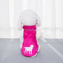 Double-Layer Thin Pet Jacket Small Dog And Cat Reflective Raincoat, Size: S(Pink)