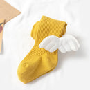 Spring And Autumn Children Tights Baby Knitting Pantyhose Size: XL 4-6 Years Old(Yellow)