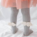 Spring And Autumn Children Tights Baby Knitting Pantyhose Size: XL 4-6 Years Old(Yellow)