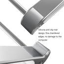 Xiaotian P5 Aluminum Alloy Desktop Bracket Multi-Function Cooling Notebook Bracket(Deep-sky Gray)