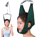 Door-Hanging Cervical Spine Traction Sling Household Cervical Spine Stretcher(Green)