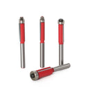 3 PCS Woodworking Engraving Milling Cutter Trimming Machine Alloy Cutter Head, Model: 1/4x1/4mm