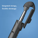 Bluetooth White XT02 360-Degree Rotating Multi-Function Retractable Mobile Phone Selfie Stick To Shoot Live TV Drama Tripod