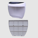 8 LED Light Control Solar Garden Wall Light Outdoor Fence Light Lawn Light Street Lamp(Warm Light)