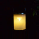 Outdoor Waterproof Solar Light Bucket Shape LED Courtyard Garden Hanging Lamp Night Light(Warm Light)