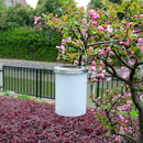Outdoor Waterproof Solar Light Bucket Shape LED Courtyard Garden Hanging Lamp Night Light(Colorful Light)