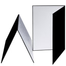 3-in-1 Reflective Board A3 Cardboard Folding Light Diffuser Board (White + Black + Silver)
