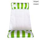 PVC Inflatable Hammock Adult Swimming Floating Row, Size: 120 x 70cm(Green Striped)