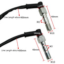 Motorcycle Accessories Disc Brake Pad M10 Hydraulic Brake Switch Double Hole Hydraulic Brake Switch, Specification: M10 x 1.25mm
