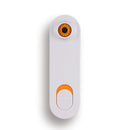Mini Rechargeable Portable Fan Mute Hand-Held Folding Fan(Orange)