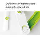 Mini Rechargeable Portable Fan Mute Hand-Held Folding Fan(Green)
