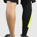 A Pair HX022 Sports Knee Pads Compression Elastic Protective Thigh And Calve Cover Outdoor Basketball Football Riding Protective Gear, Specification: XL (Black / Gray)